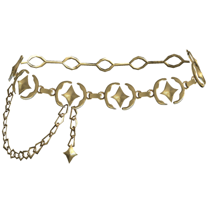 ☆ Gold Pretty Sparkle Waist Chain Roblox item