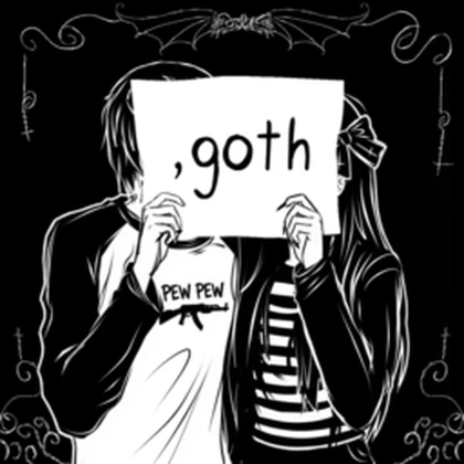 ,goth Roblox group icon