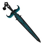 Turquoise Heart Sword of the Pale Moonlight