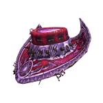 Mourning Nightshade Outlaw Hat (Crimsyn Lavender)