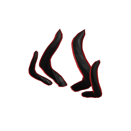  Black Demon Horns