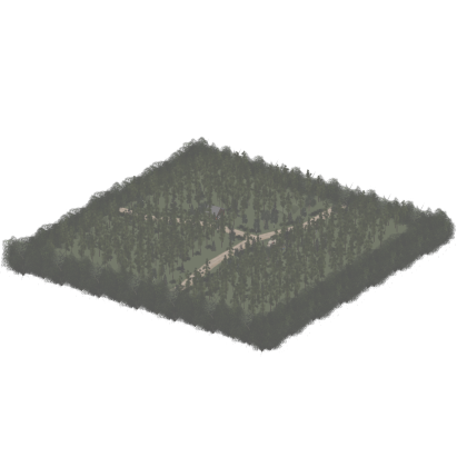 [⚡✨] Giant Forest with Buildings Roleplay Scen