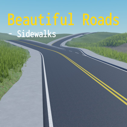 Beautiful Roads Sidewalks