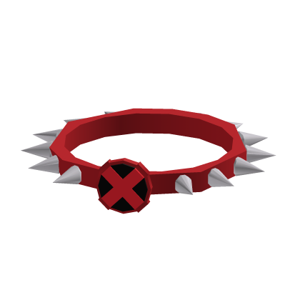 1x1x1x1 Gatito Cat Red Spiked Collar [FORSAKEN]