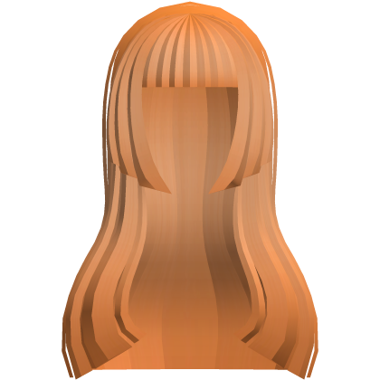 gothic blunt razor cut hime vkei orange - Roblox