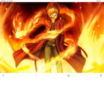 Fire anime person