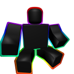 Cartoony Rainbow Shoulder Minion