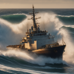 Big Boat vs Big Waves!