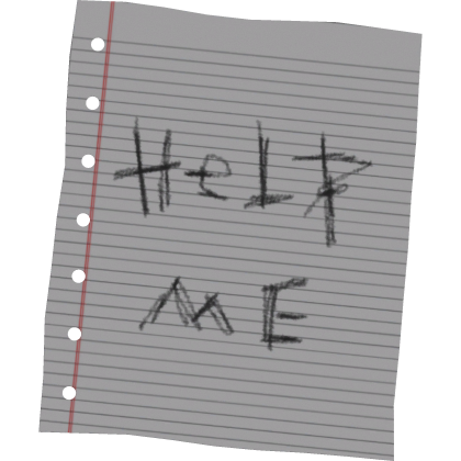 help me message paper
