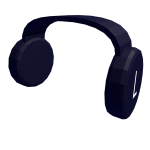 Navy Clockwork Headphones