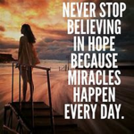 Never Stop Believing!!!