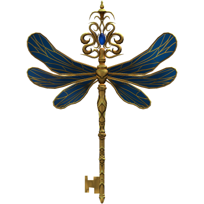Blue & Gold Magical Dragonfly Key  Roblox item