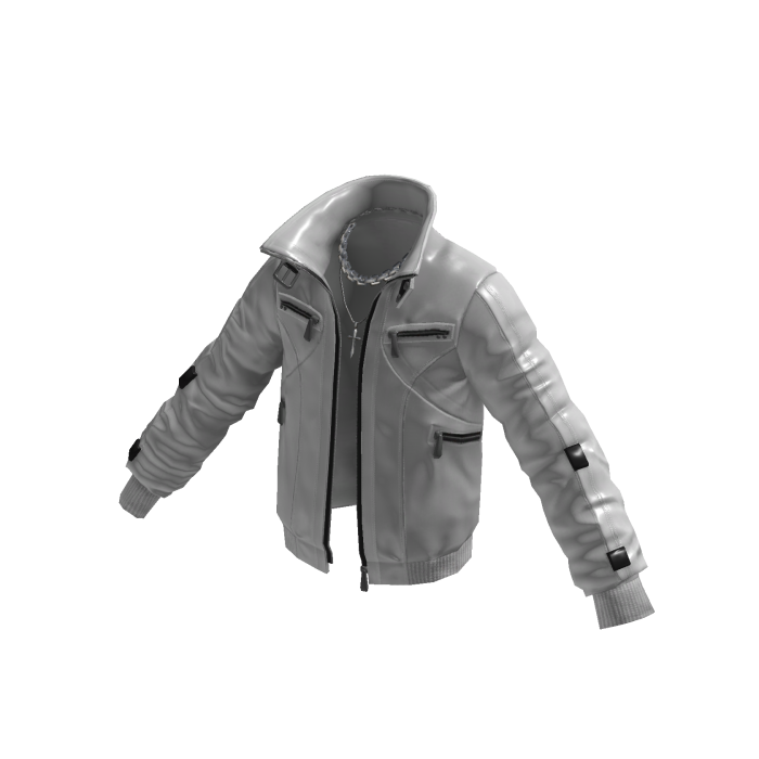 Utility Bomber Jacket w/ Sleeve Pocket (Grey)