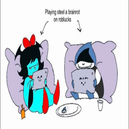 Lancer and Aqua deltarune Roblox decal
