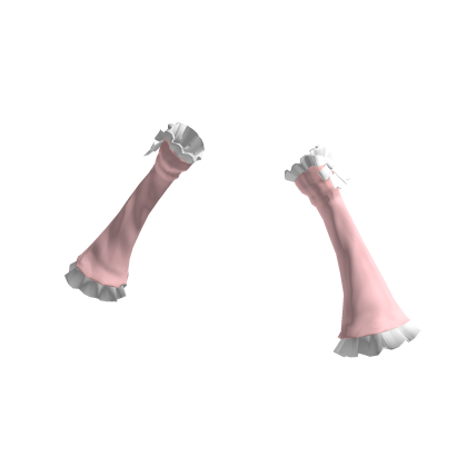 Pink Ruffle Sleeves