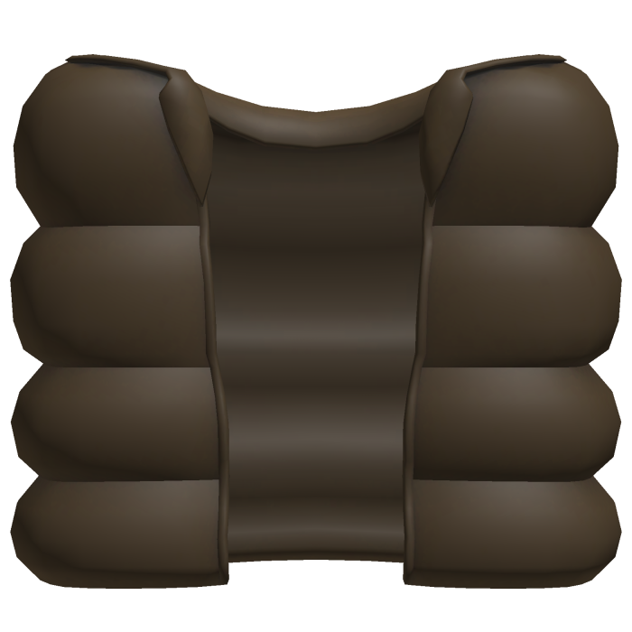 brown cozy puffer vest