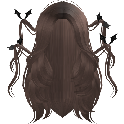 Long Halloween Bat Hair (Milktea) Roblox item