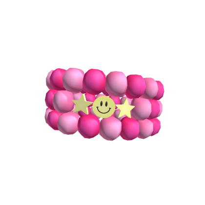 3.0 Valentines Pink Pearl Preppy Armband
