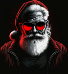 Motorcycle Santas