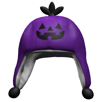 Purple Cute Halloween Cozy Hood Roblox item