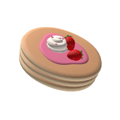 Cute Kawaii Yummy Strawberry Pancake