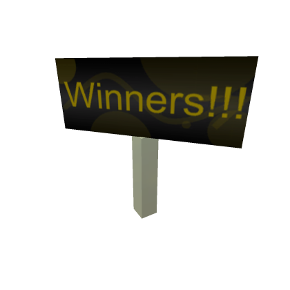 Winner's Sign