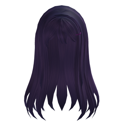 Yuri Doki shy long purple hair (DDLC)
