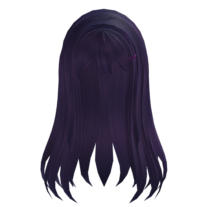Yuri Doki shy long purple hair (DDLC)