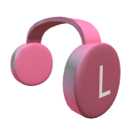 Valentines Pink Clockwork Headphones