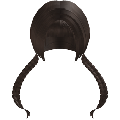 summer anime girl braids in brown ♡ Roblox item