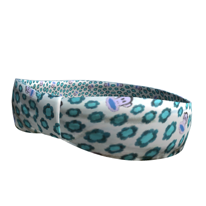 Teal Paul Frank Leopard Headband
