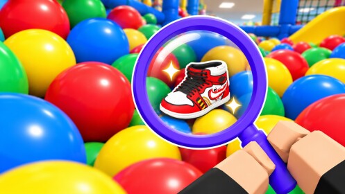 Vind de schoen in de balpit