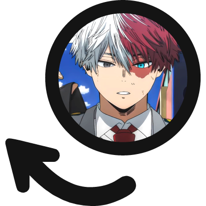Shoto Todoroki Meme Circle