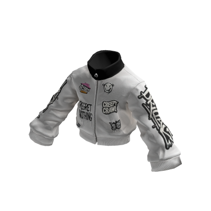 White Track Jacket Drillaz thumbnail