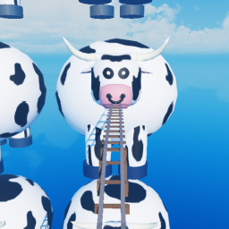 cart ride into 17 pregnant cows