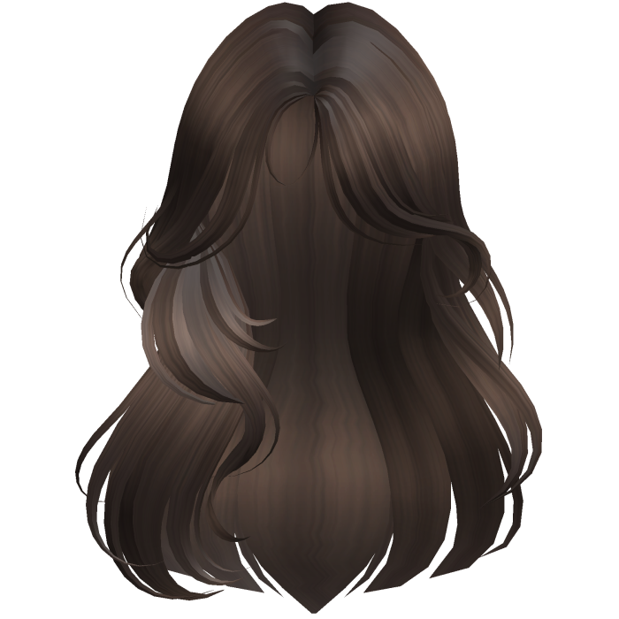 Messy Layered Curtain Bangs (Dark Brown)