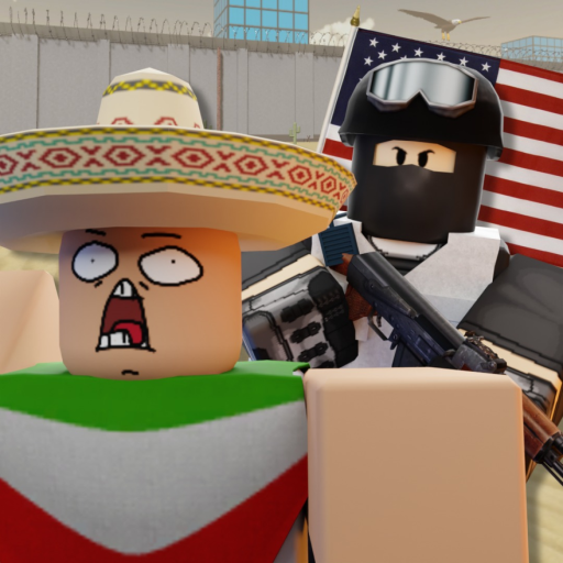 Cross the Mexican border simulator