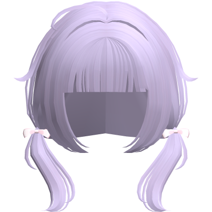 purple thin low wispy baby pigtails