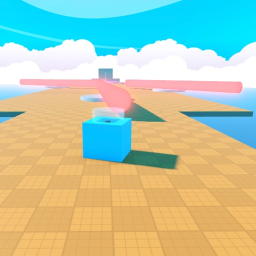 Obby but you're a Box