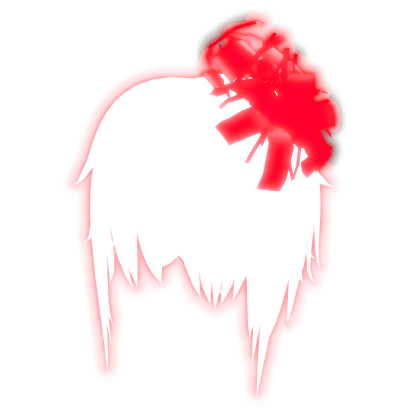 Emissive Hair with Lycoris Japanese flower Glowing Roblox item