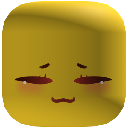 ♡ (Yellow) Shy Pretty Bashful Cute Face Roblox item