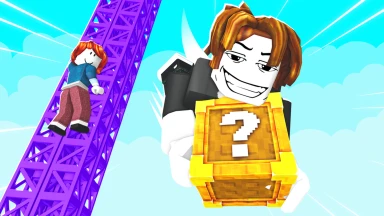 Climb and Drop a Lucky Block