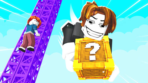 Climb and Drop a Lucky Block