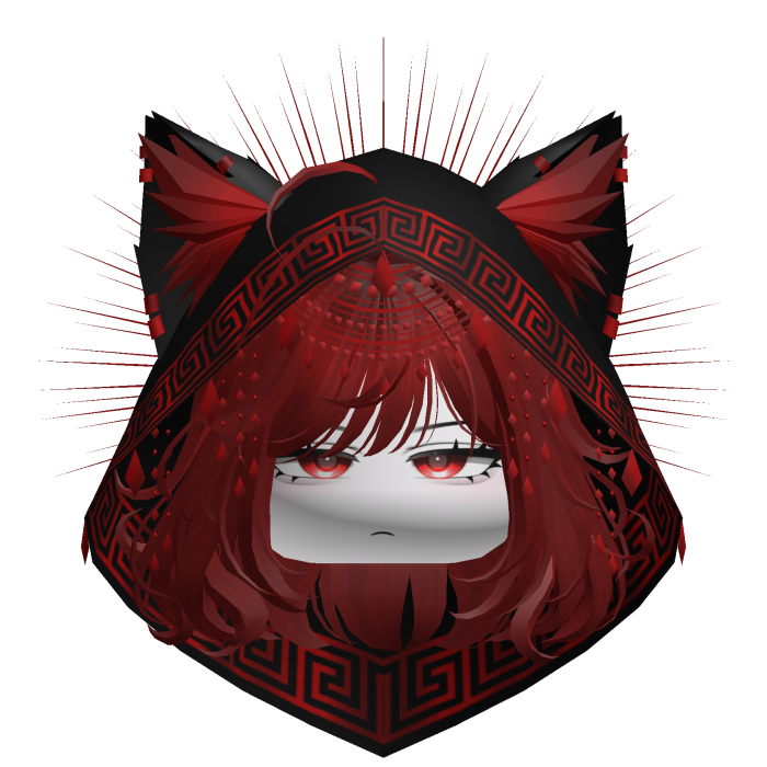 Egyptian Bob w/ Divine Red Black Hood