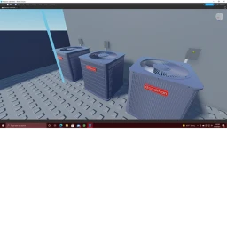 Mansion with HVAC icon