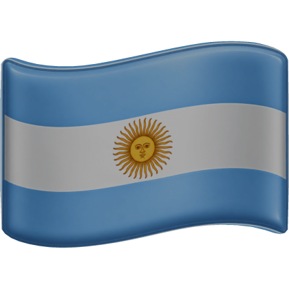 Figurinha de Rosto Argentina