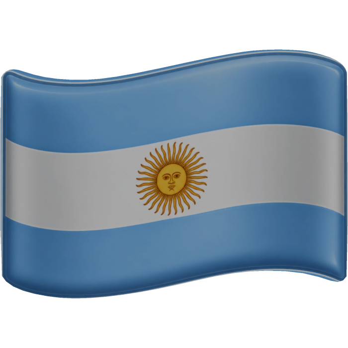 Figurinha de Rosto Argentina