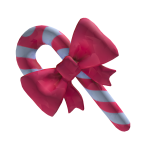 Candy Cane with Ribbon