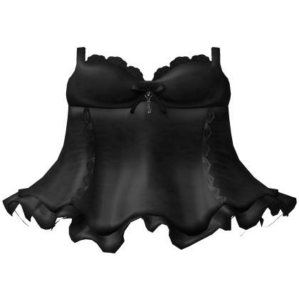 cute black gothic lace babydoll dress  Roblox item