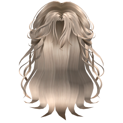 Blonde Curtain Bangs